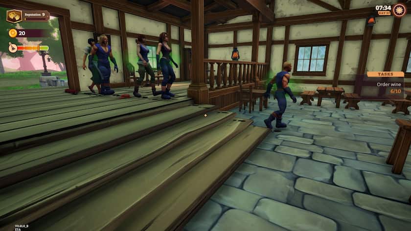 Tavern Manager Simulator A whole group of stinky patrons in Tavern Manager Simulator.