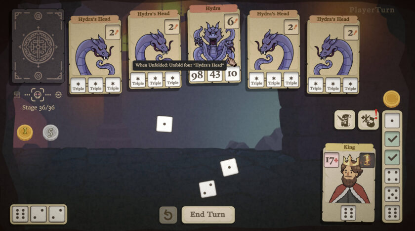 Dice & Fold boss fight