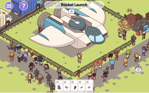 Hidden Through Time 2: Discovery Rocket launch scene
