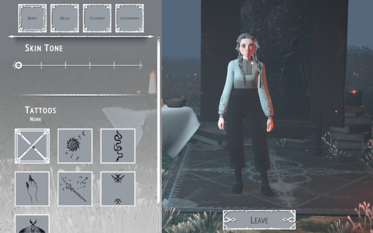 Creating a character