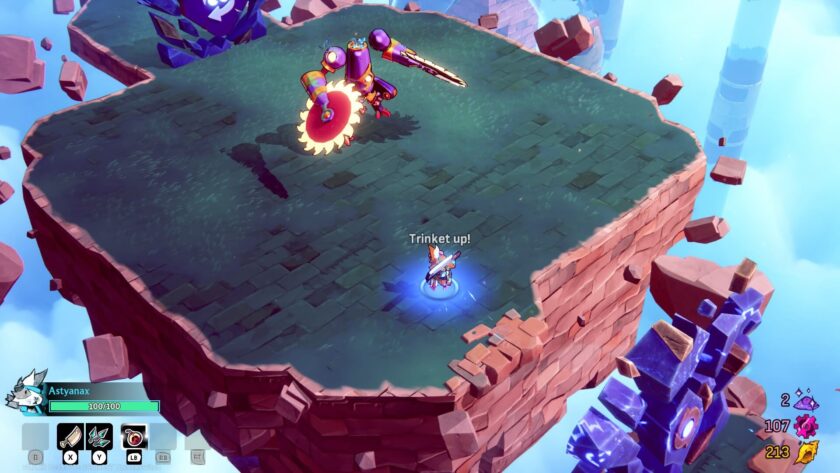 Windblown boss fight