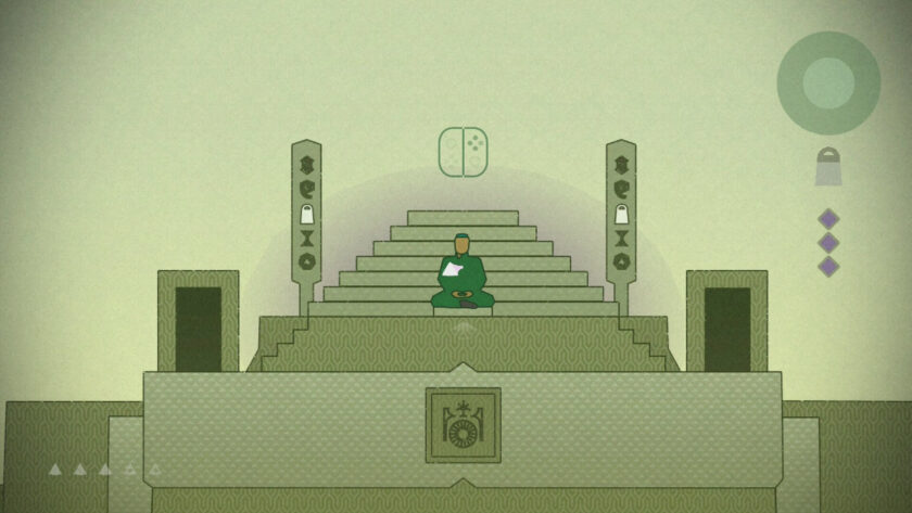 Ahro meditating