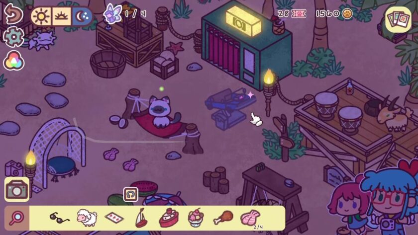 A beach based level, zoomed in on a rocking car which has purple stars twinkling around it. Published on: LadiesGamers