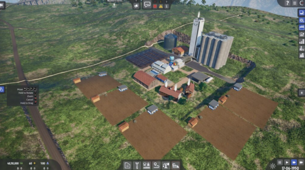 Industry Giant 4.0 constructing a factory and growing fruit