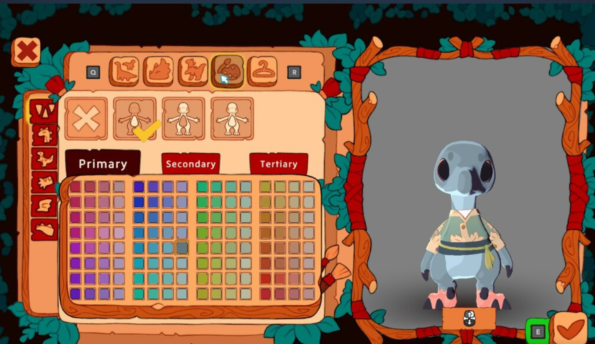 Amber Isle Plenty of customising options for your character