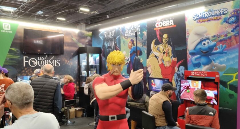 Paris Games Week Microids booth