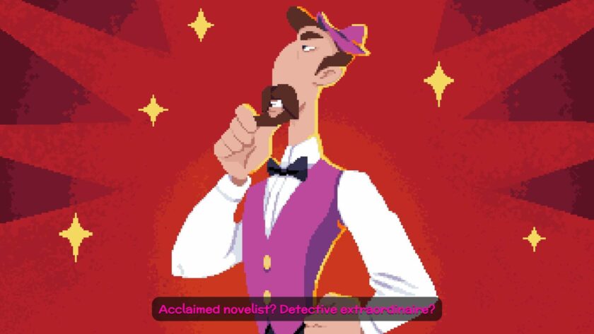 Loco Motive A man in a pink vest on a red background