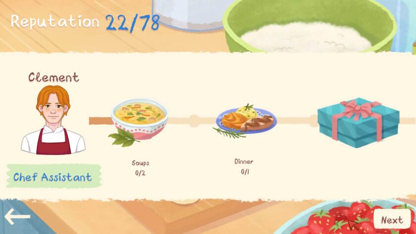 Clement learning new recipes for soups