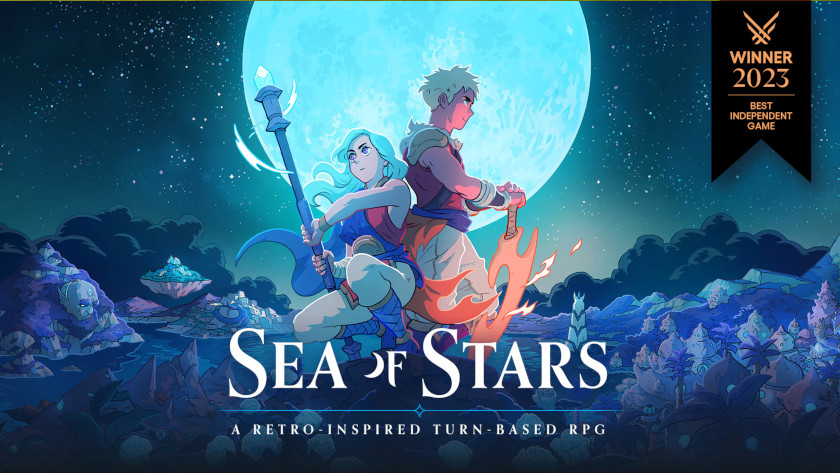 Games to Binge Sea of Stars logo and key art.