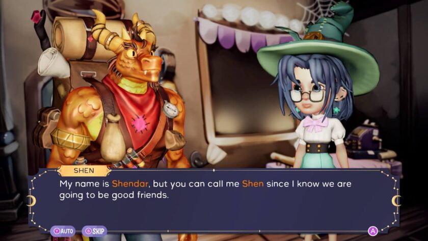 Conversation between my character and a red dragon called Shen. He is saying “My name is Shendar, but you can call me Shen since I know we are going to be good friends.” Published on: LadiesGamers