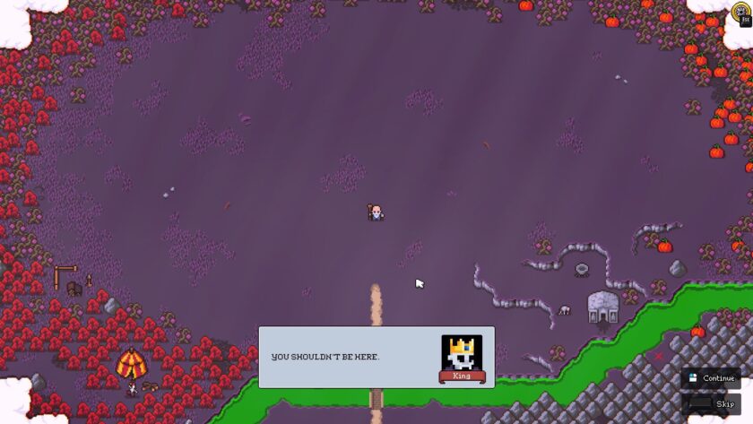 Super Fantasy Kingdom someone comes to help