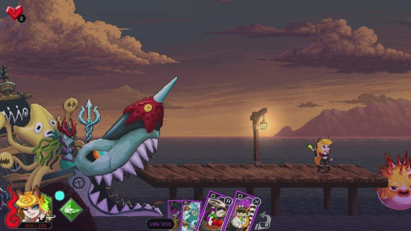 Spirit Mancer running from a boss
