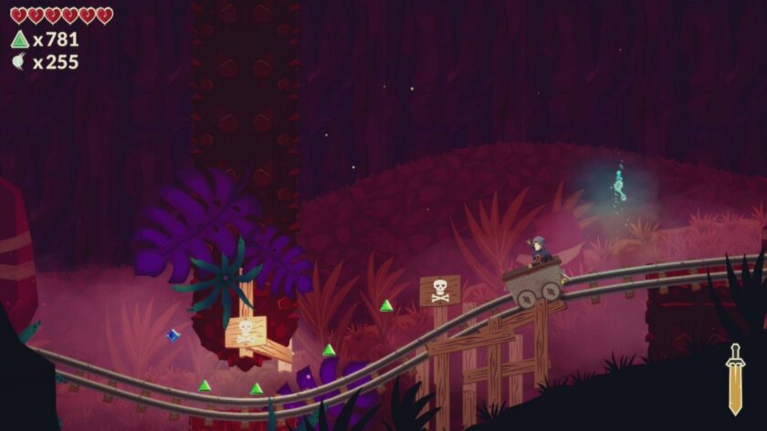 Leif’s Adventure mine cart section