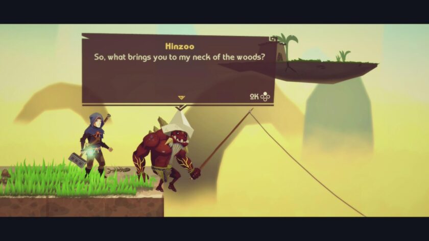 Leif’s Adventure meeting a NPC