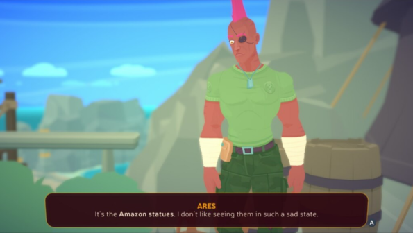 Mythwrecked Ambrosia Island Conversations are central to uncovering secrets