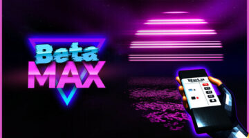 Beta Max neon title