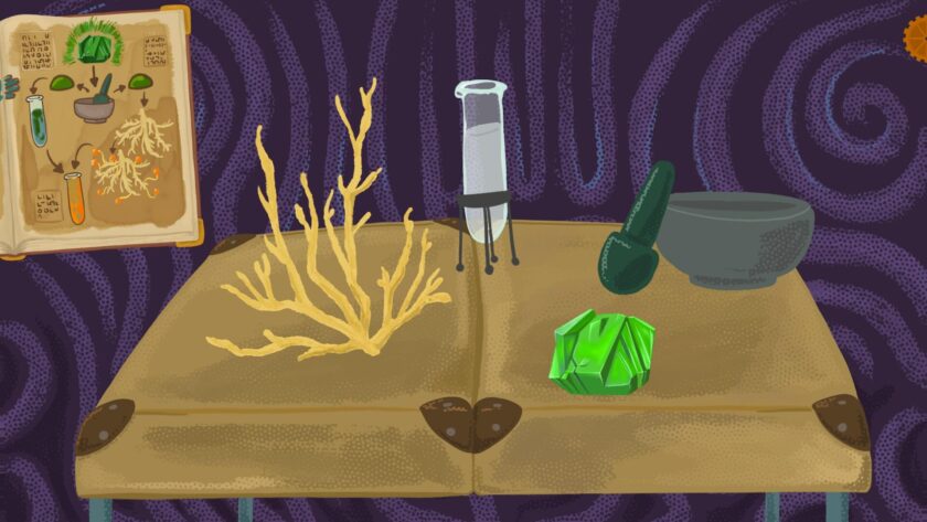 Cave Hikers making a potion. Published on: LadiesGamers