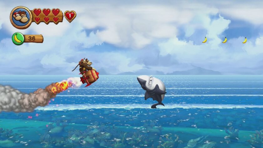 Donkey Kong Country Returns HD platfoming level
