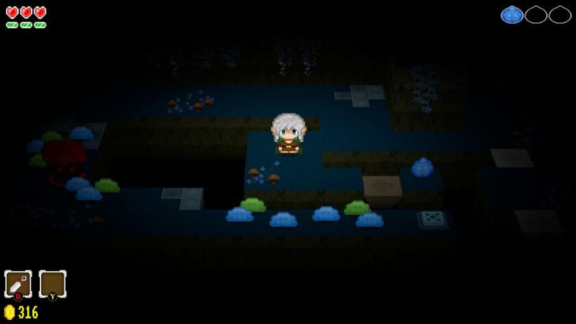 Shalnor: Silverwind Saga exploring a dungeon