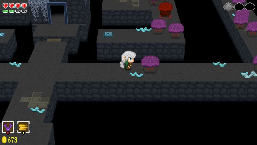 Shalnor: Silverwind Saga exploring a dungeon