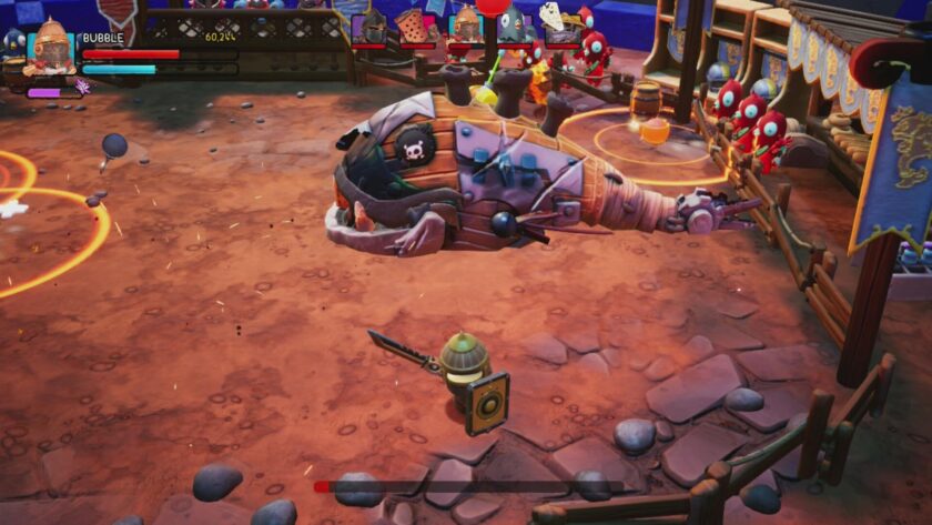 Big Helmet Heroes boss fight