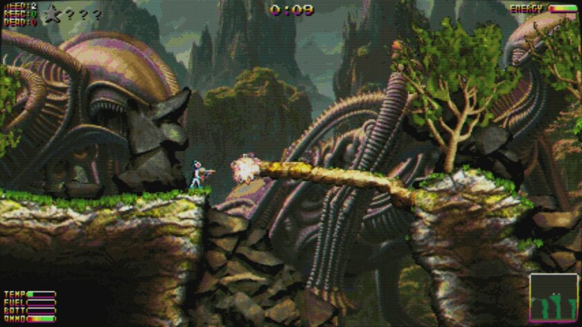 Moons of Darsalon using ground gun