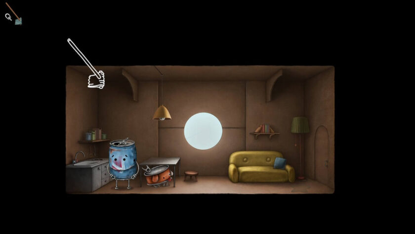 Within the house, there is a white outline showing that the the created mop should be moved to the floor to mop up the mess. Published on: LadiesGamers
