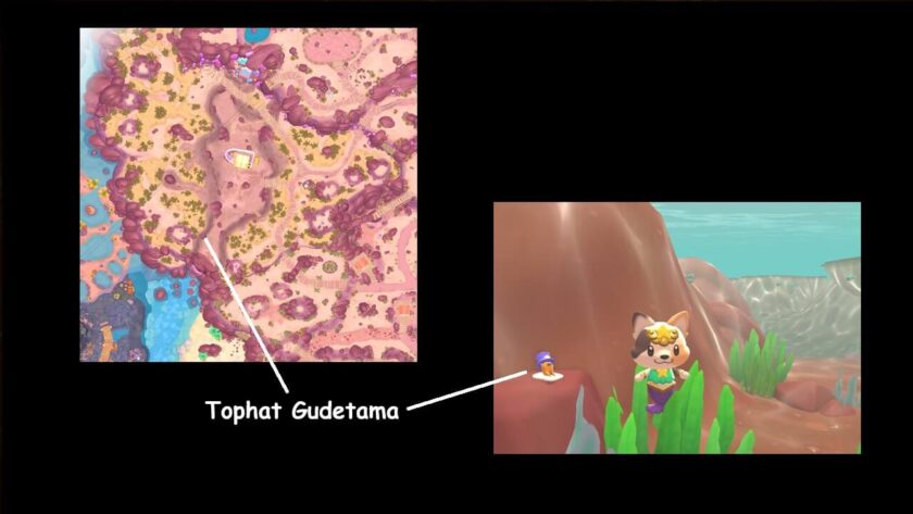 Photomontage of the map and Tophat Gudetama. Published on LadiesGamers