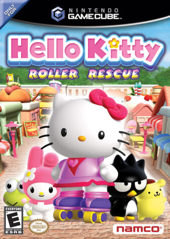 Video game box for Hello Kitty Roller Rescue on Gamecube