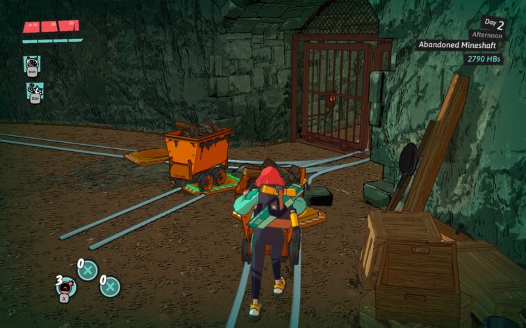 a red headed woman in a dungeon