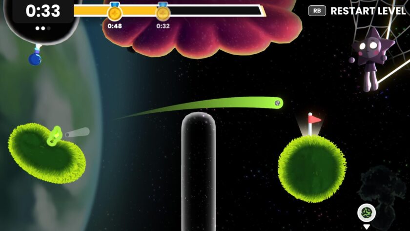 Which Way Up: Galaxy Games single player