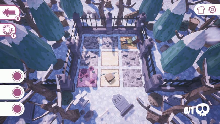 This Winter level in Mycelium Heaven is a smaller level with immovable stones introduced.