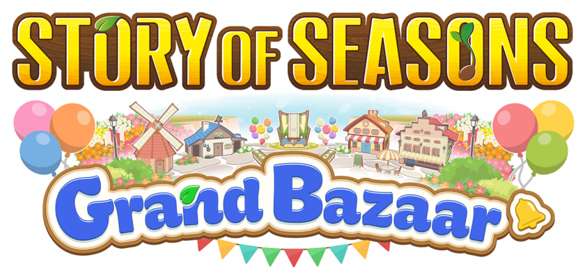 Promotional image for the video game Story of Seasons Grand Bazaar