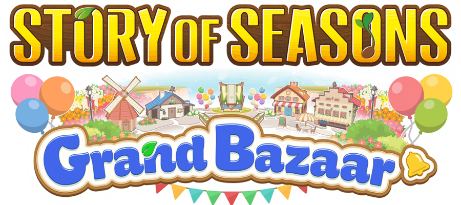Promotional image for the video game Story of Seasons Grand Bazaar