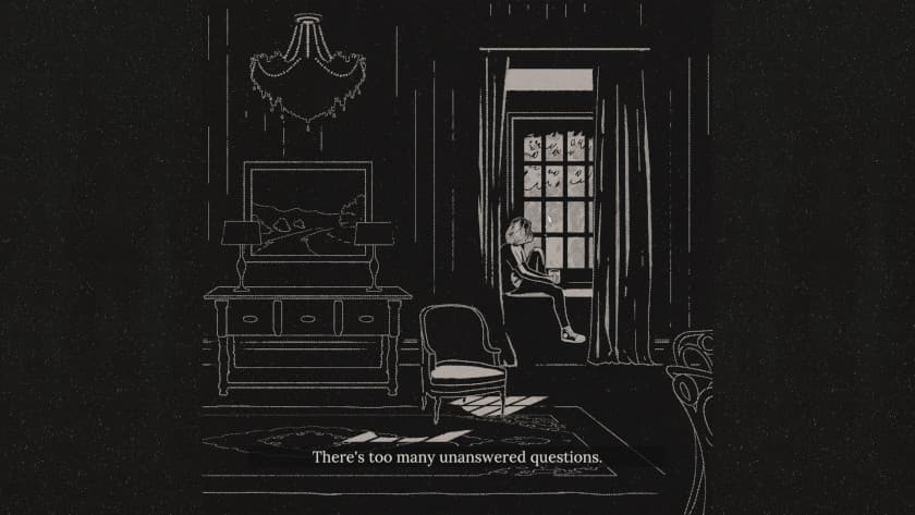 A woman sits in a window, looking out in YOUR HOUSE.