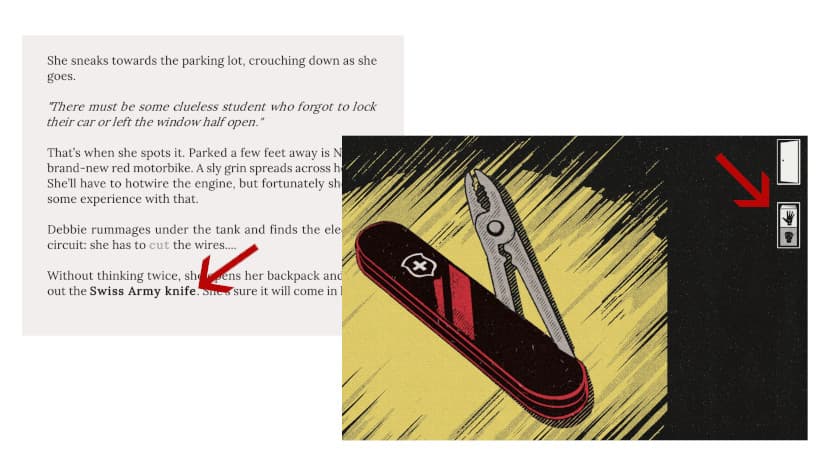 The solution to the knife in YOUR HOUSE chapter 1.