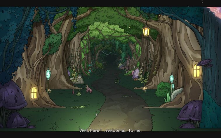 a forest passage