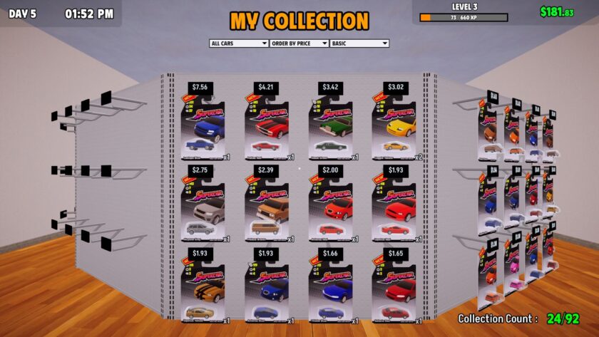Supercar Collection Simulator car collection