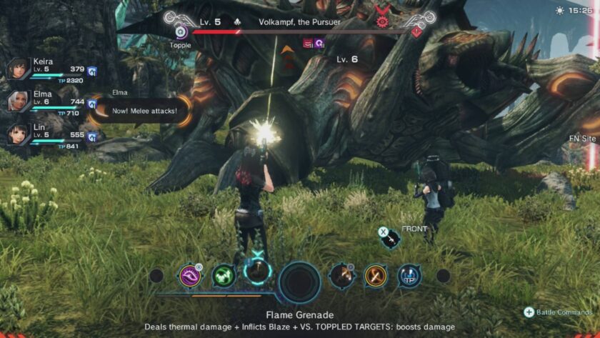 Xenoblade Chronicles Xboss fight