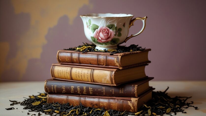 a pile of books with a teacup on top Gaming Tales