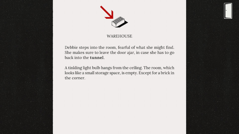 The Key location for the camera room in Chapter 3 of YOUR HOUSE.