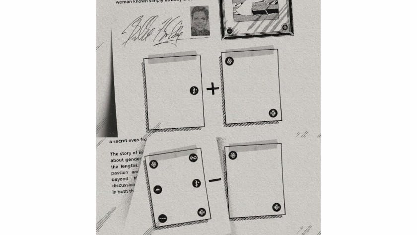 Poster Puzzle in the Piano Room of Chapter 5 of YOUR HOUSE.