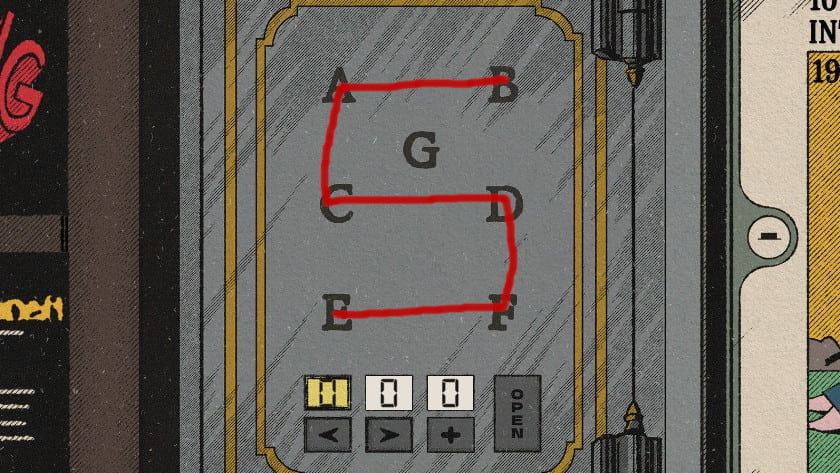 Poster Puzzle in the Piano Room of Chapter 5 of YOUR HOUSE.