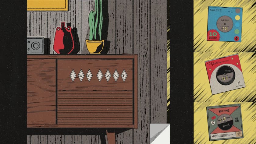 Records Puzzle in the Piano Room of Chapter 5 of YOUR HOUSE.