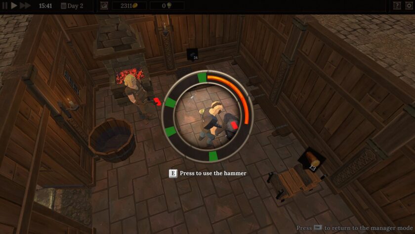 Blacksmith Master crafting mini game. Published on LadiesGamers