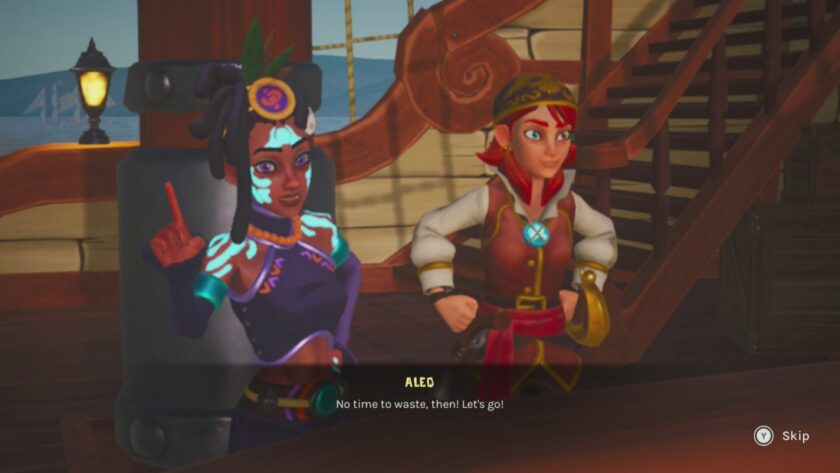 Trident’s Tale cutscene. Published on LadiesGamers
