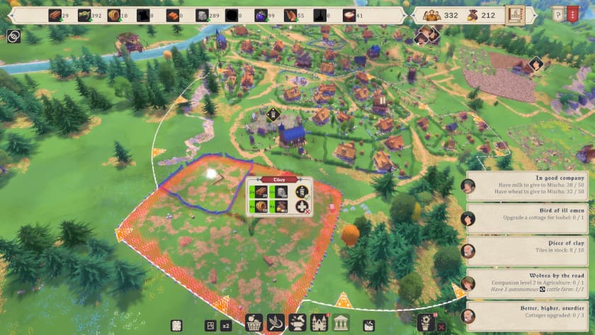 A building shows up red in a district because it cannot be built in City Tales: Medieval Era. Published on LadiesGamers