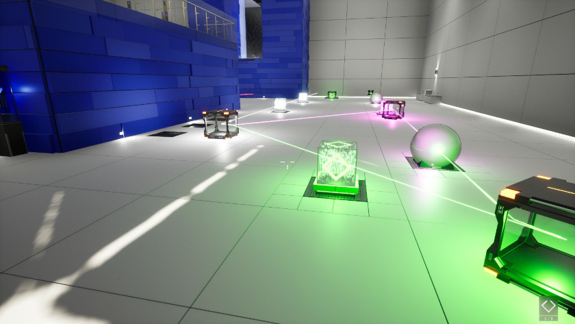 Light lasers connect boxes in ReThink: Evolved 6. Published on LadiesGamers