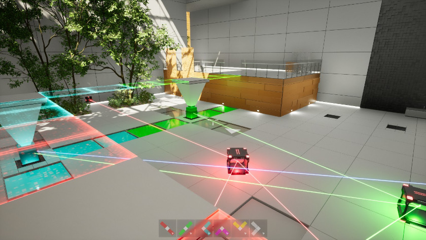 Light lasers connect boxes in ReThink: Evolved 6. Published on LadiesGamers