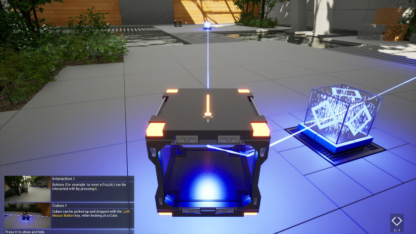 Light lasers connect boxes in ReThink: Evolved 6. Published on LadiesGamers